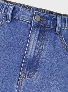 Loose Casual Commuter Jeans For Teenage Boys, American Street Style, Fashion Versatile All-Match Washed Oversized Straight Leg Jeans, New Arrival 2025