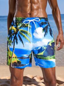 Surfspeed Traje de baño casual y de moda sencillo para hombres, de uso diario - Multicolor - Ver 1