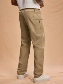 Forever 21 Khaki High Waist Cargo Hose mit Pattentaschen
