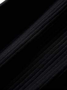 Rusticease Camiseta casual de manga corta con estampado de splicing de leopardo y negro para mujer, para primavera/verano - Multicolor - Ver 4