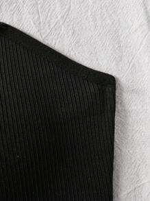 Teen Girls 3pcs Tube Top Set, Comfortable & Non-Slip With Padded Bra, Simple Design