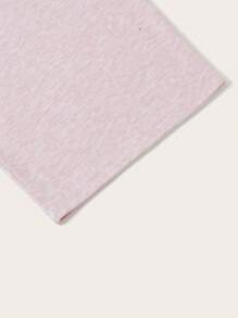 SHEIN EZwear 双色针织女式阔腿裤，休闲时尚，适合日常穿着 - 彩色 - 查看 4