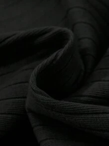 新生儿男/女宝宝柔软舒适短袖连体衣和短裤套装 - 黑色 - 查看 3