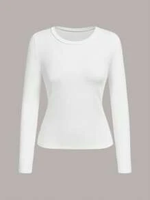 TaskEZ Super Soft Long Sleeve Under Scrub Uniform Top, 3-Piece Multi-Color Scrub Uniform Top Sets, Scrub Uniform Tops, Spring/Autumn, Perfect For Everyday /Casual Workout Wear - Multicolor - View 3