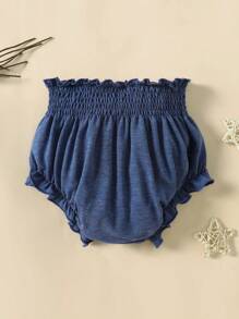 Souflis Souflis Baby Girl High Waist Triangular Briefs Bottom - Blue - View 2