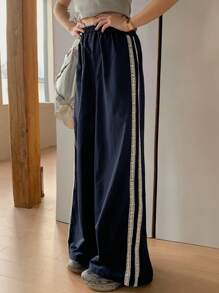 DAZY New Design Summer Casual Comfortable Loose Straight Leg Women Pants