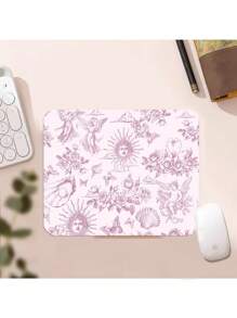 ROMWE Kawaii 1pc Star & Moon Pattern Anti-Slip Waterproof Thick Mouse Pad, Item No.1011172 - Multicolor - View 6