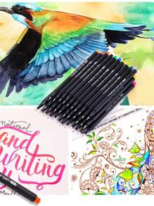 Marcadores de punta fina de colores para dibujar, llevar un diario, tomar notas y colorear calendarios - Paquete de 12/24/36/48/60/100 - Multicolor - Ver 11