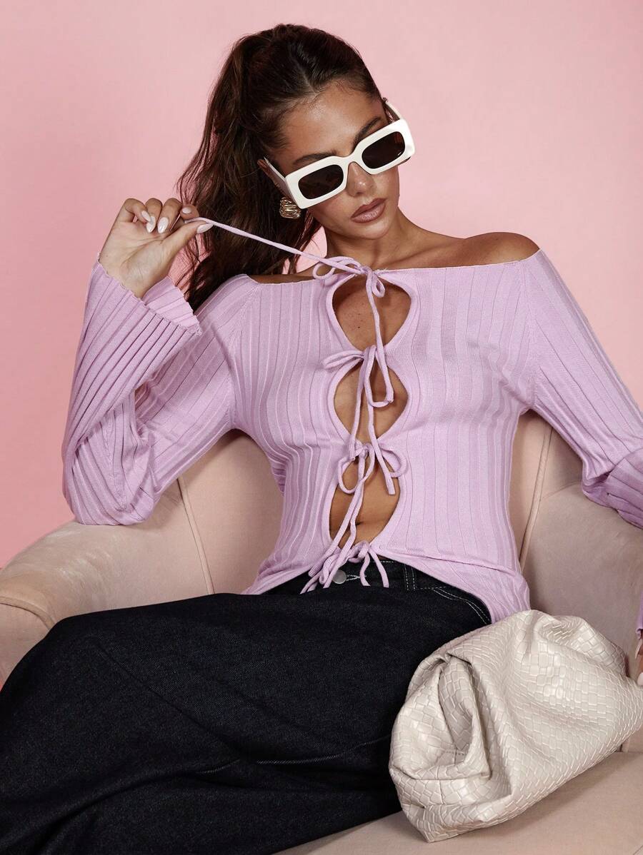 COSMINA Women's Knitted Casual Top, Minimalist & Fashionable For Everyday Wear