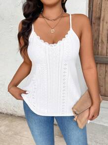 SHEIN LUNE Multiple Piezas/Set Variedad de Colores Camiseta tipo Cami con Encaje - Multicolor - Ver 8