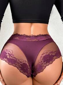 Pachet 5 buc. Slip de dama din dantela patchwork