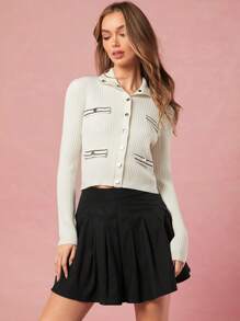 Enchnt 女式单排扣长袖休闲开衫，秋冬款