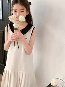 DAZY Tween Girl Casual Dress - White - View 4