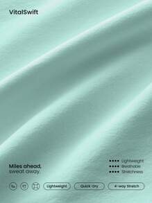 GLOWMODE 纯色褶皱简约开叉运动短裙，休闲度假