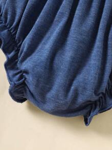 Souflis Souflis Baby Girl High Waist Triangular Briefs Bottom - Blue - View 5