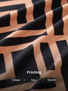 SHEIN SXY Geo Print Tank Bodycon Dress,Summer Dresses For Women - Multicolor - View 3