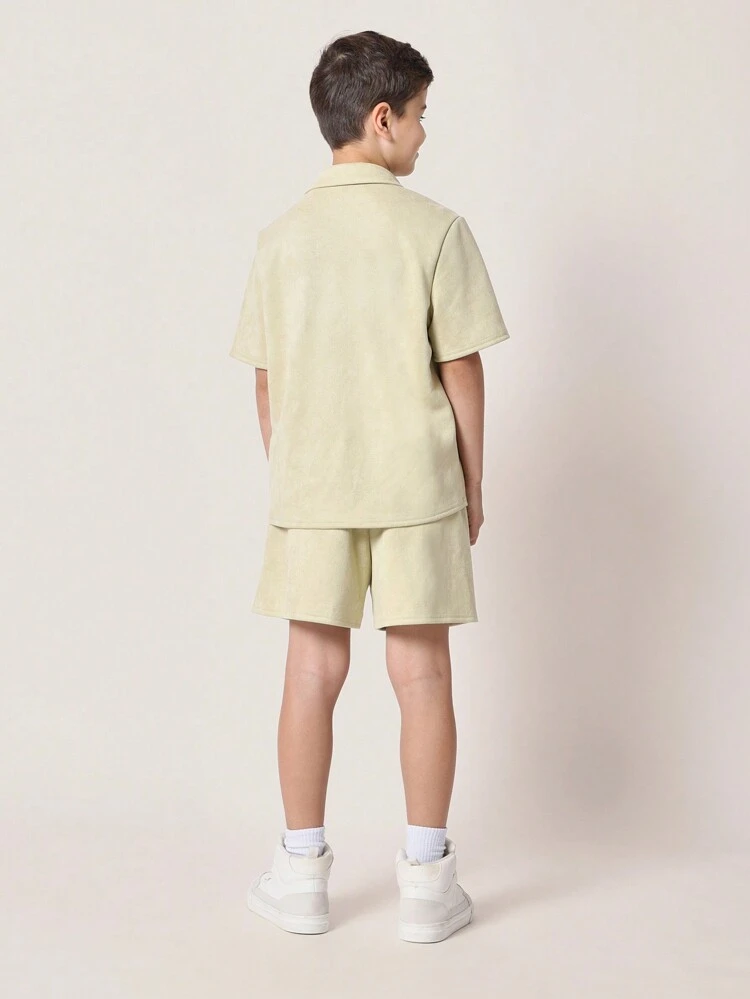 Suedette Casual Streetwear T-Shirt Co-Ords