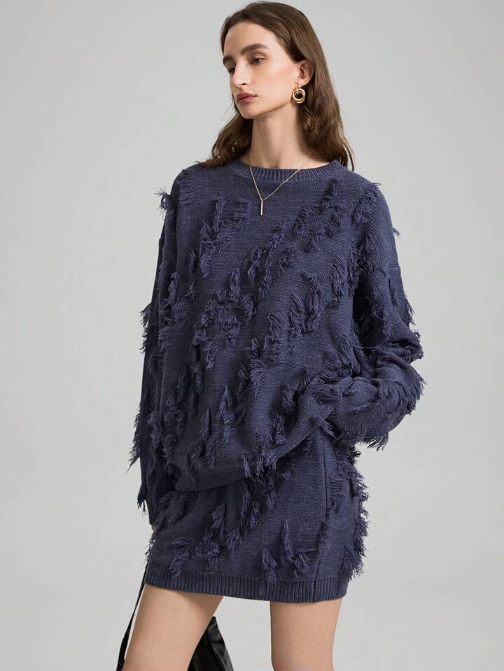 美品 23AW yori ヨリ ループプルオーバー ニット セーター YR21-23112AW サイズ36 ライトイエロー レディース 古着 中古 美品 23AW yori ヨリ ループプルオーバー ニット セーター YR21