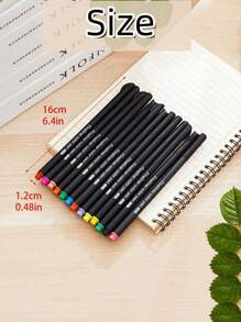 Marcadores de punta fina de colores para dibujar, llevar un diario, tomar notas y colorear calendarios - Paquete de 12/24/36/48/60/100 - Multicolor - Ver 2