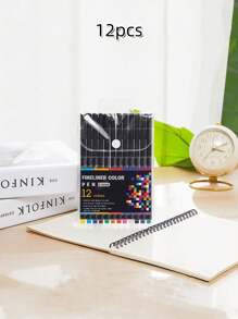 Marcadores de punta fina de colores para dibujar, llevar un diario, tomar notas y colorear calendarios - Paquete de 12/24/36/48/60/100 - Multicolor - Ver 4