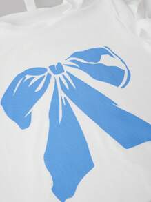 2件套少女复古美式豹纹短袖上衣和长裤套装