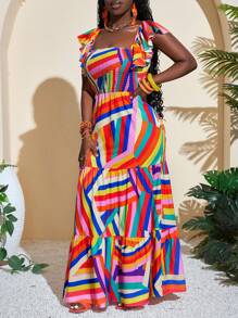 Slaydiva Women's New Casual Crew Neck Oversized T-Shirt With Letter & Graphic Print, Pink