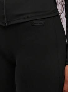 Musera Sport High Waist Seamless Fitted Activewear Leggings Workout Hiking Women Gym Fitness Fall  Yoga Pilates Daily Casual - Black - View 5