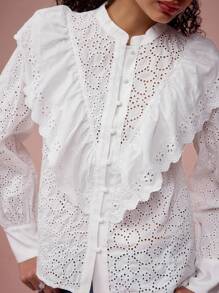 2026 Top casual minimalista de moda diaria para mujer - Blanco - Ver 2