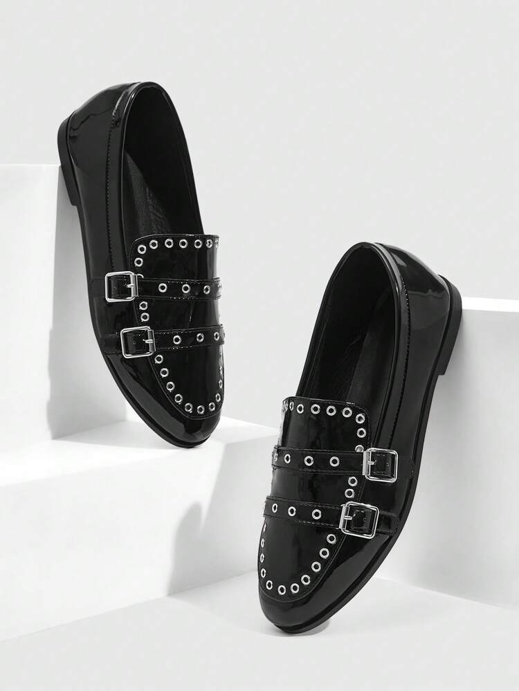 CUCCOO GRLICON Women's Y2K Style Flat Shoes, Suitable For Punk, Biker, Cool Girl, Halloween, Christmas, Party Outfits