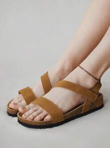 Solecia 女士春秋季新款厚底一脚蹬穆勒鞋闭趾休闲鞋