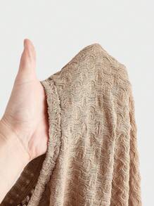 Manfinity VCAY Men's Round Neck Bodycon Casual T-Shirt Set, Suitable For Summer - Khaki - View 4