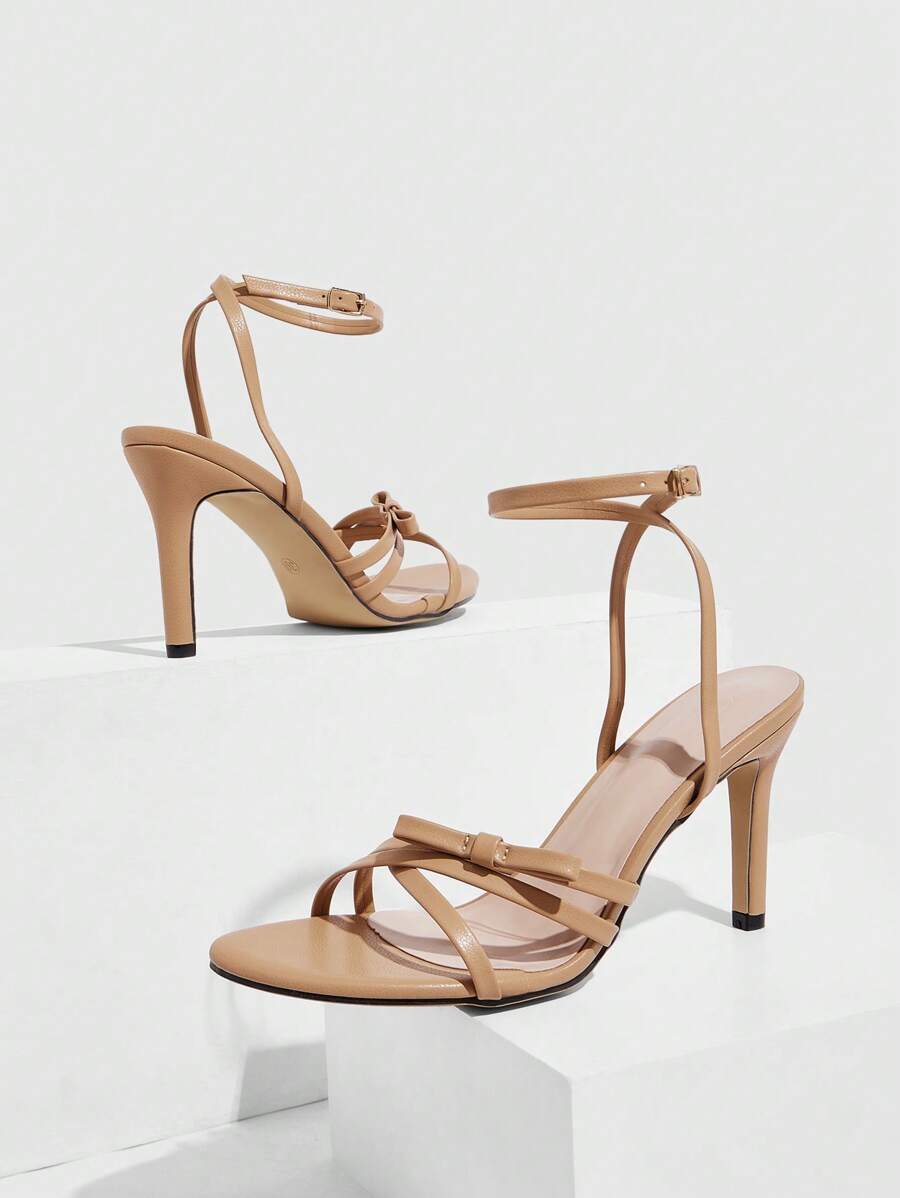 CUCCOO SZL Women's Fashionable Sexy High Heel Sandals, Suitable For Party Occasions Spring Break Easter Prom Heels - Brown - View 1