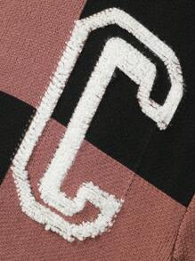 Manfinity Homme Men's Button Front Long Sleeve Plaid Pattern Casual Sweater - Multicolor - View 4