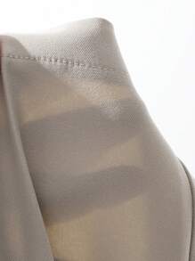DAZY Pantalones casuales de tiro alto, pierna recta y holgados para mujer, pantalones largos adelgazantes, nuevos llegados de verano, pantalones de vestir para mujer - Blanco - Ver 4