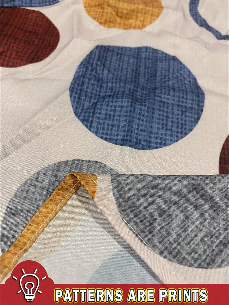 Casual Minimalist Colorful Polka Dot Pattern Loose Fit Women Shirt, Suitable For Autumn & Winter Autumn And Winter Chic Blouses For Women,Casual