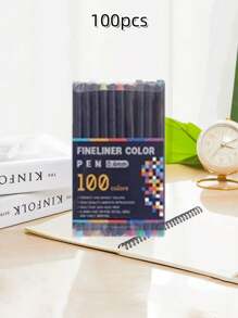 Marcadores de punta fina de colores para dibujar, llevar un diario, tomar notas y colorear calendarios - Paquete de 12/24/36/48/60/100 - Multicolor - Ver 9