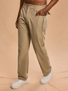 Forever 21 Khaki High Waist Cargo Hose mit Pattentaschen