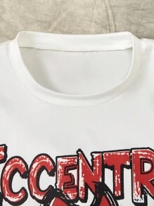 SHEIN Teen Boys Casual Cool Comfortable Long Sleeve Hoodie And Long Pants - Black - View 3