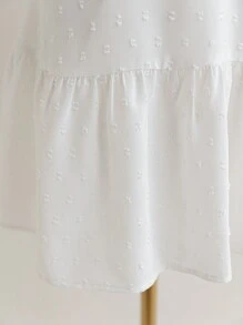 Soleia Women's Vacation Style Camisole Mini Dress, With Bowknot Back Straps, Twist Front, White Summer Casual