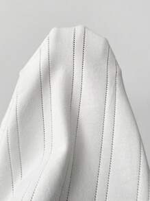 SHEIN Clasi Women's Solid Color Front Laced Fitted Knit Camisole Dress