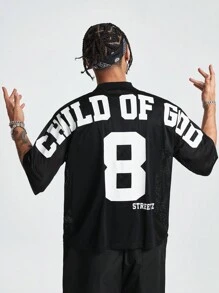 AXEPEAK 男士短袖 T 恤，简约时尚休闲日常穿着 - 黑色 - 查看 4