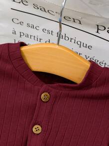 SHEIN Newborn Baby Boy/Girl Soft And Comfortable Short Sleeve Bodysuit With Shorts Set