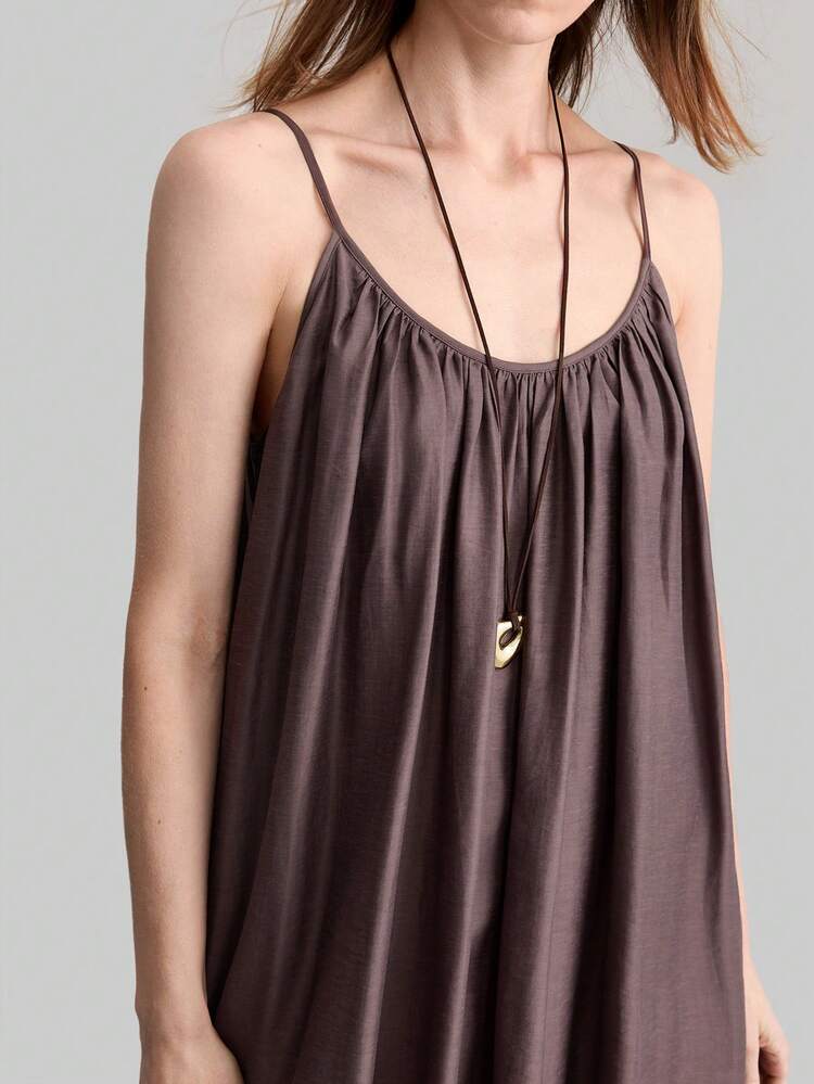 Spring Outfits For Women's Casual Simple Stylish Long Dress For Daily Wear