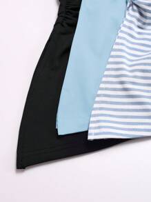 SHEIN EZwear Set de 3 piezas de blusas casuales para mujer, con estilo y versátil