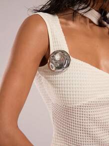 SHEIN BAE Women Casual Daily Simple & Fashionable Top - White - View 2