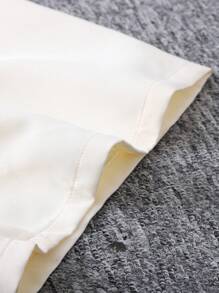 Firerie Kids Firerie Kids Nova Glow 少女休闲纯色无袖夏季纽扣不对称上衣和宽松铅笔裤两件套，米色，返校季，法式优雅，时尚通勤毕业季套装 - 米色 - 查看 11