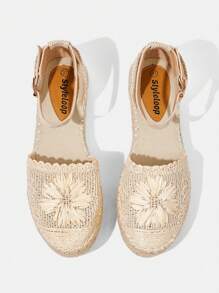 Styleloop Women's Simple Practical Multifunctional Flat Shoes Spring Shoes Spring Break Easter - Beige - View 3