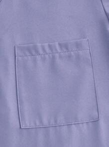 TaskEZ Conjunto uniforme: Blusa de manga corta con cuello en V y pantalón recto con cordón, conjuntos de uniforme