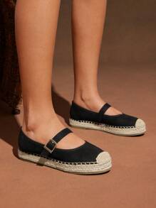 SHUZIA 女士帆布鞋 玛丽珍鞋 平底鞋 简约时尚