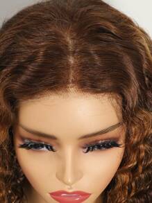 ALL READY WIG Tóc giả ren trong suốt nổi bật Tóc người nhổ trước 180% mật độ không keo dán không tì vết Tóc giả sóng sâu bằng tóc người cho phụ nữ Tóc giả màu 4/30 - S4/30 - Xem 6